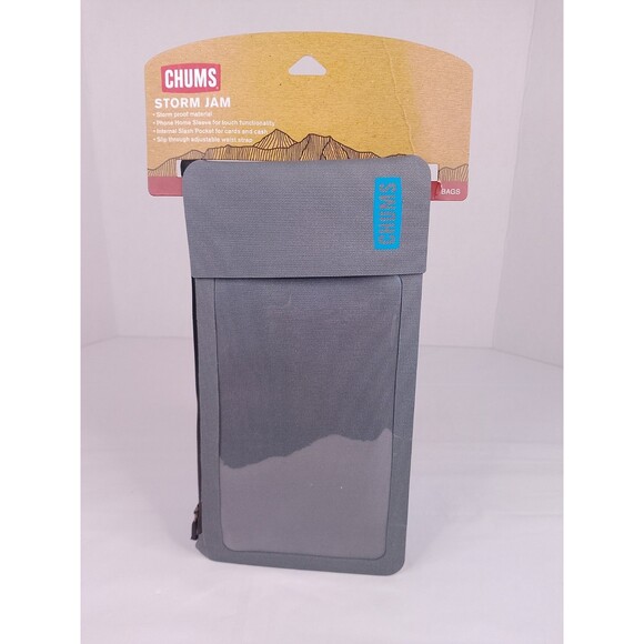 Chums Other - Chums Storm Jam Waterproof Waist Pack Phone Sleeve Grey New With Tags